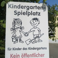 Kindergarten-Spielplatz