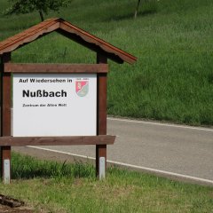 Ortschild Nußbach