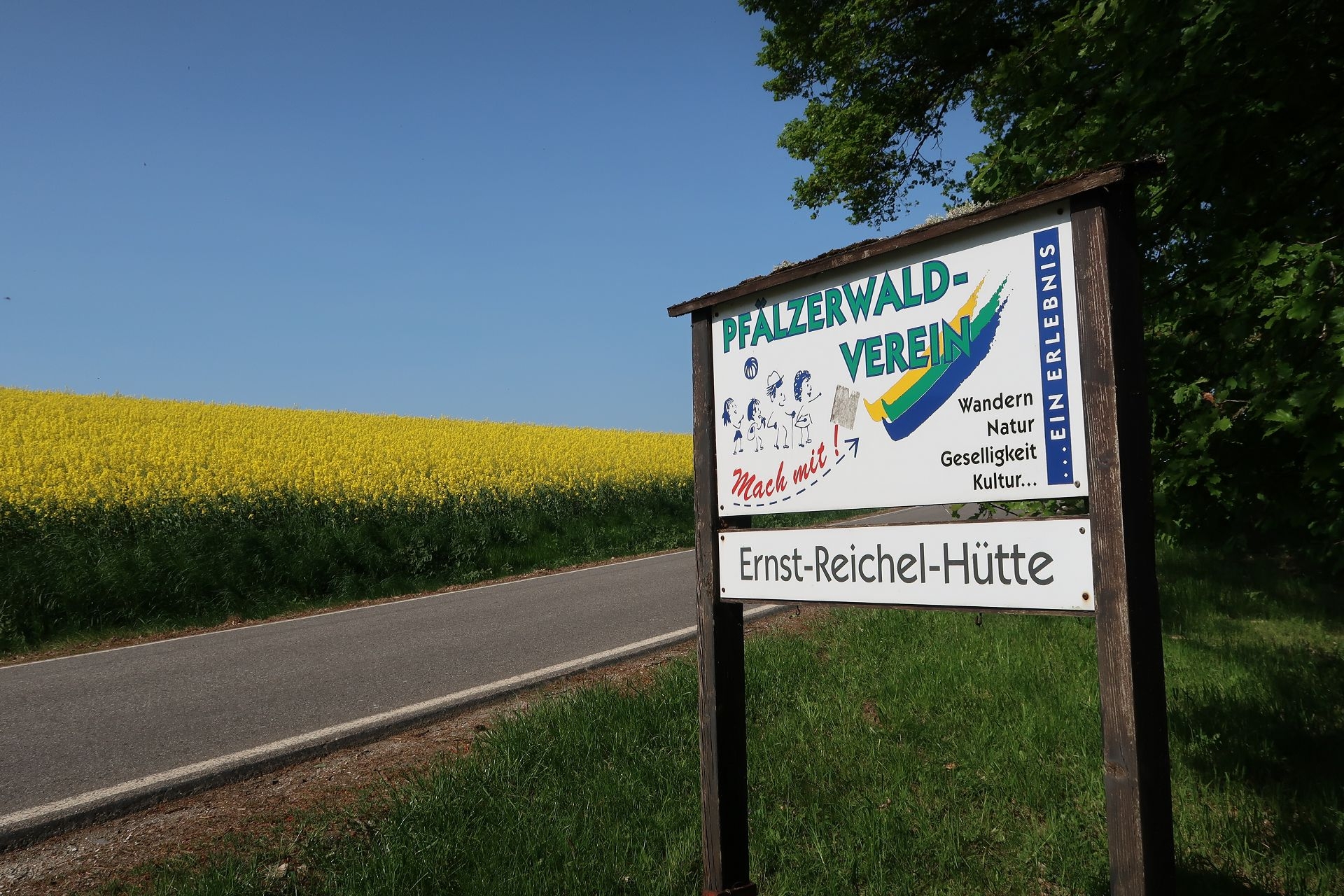 Ernst Reichelhütte Schild