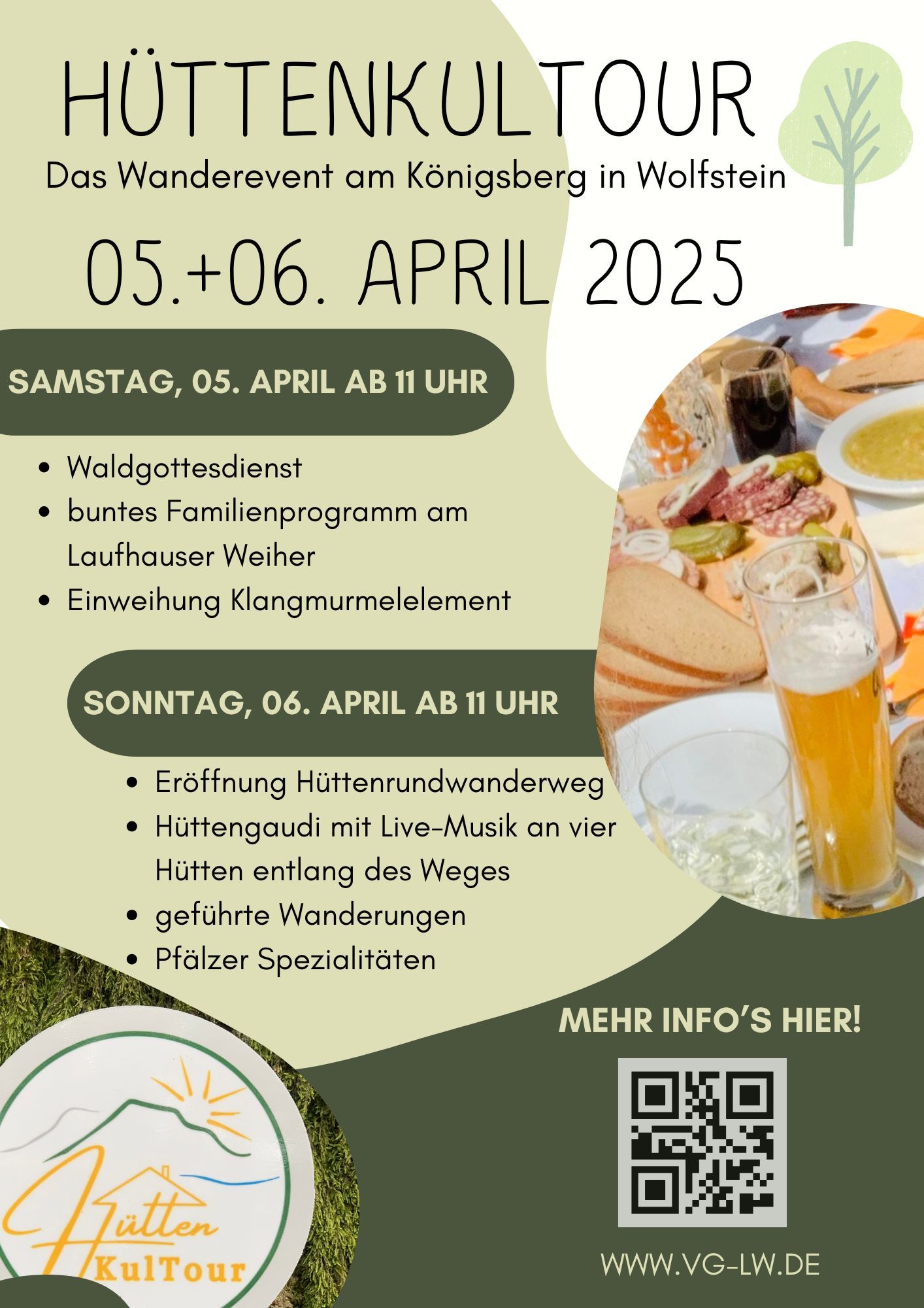 Plakat Genusswanderung deutsch-amerikanisch - 1 Plakat Genusswanderung deutsch-amerikanisch - 1