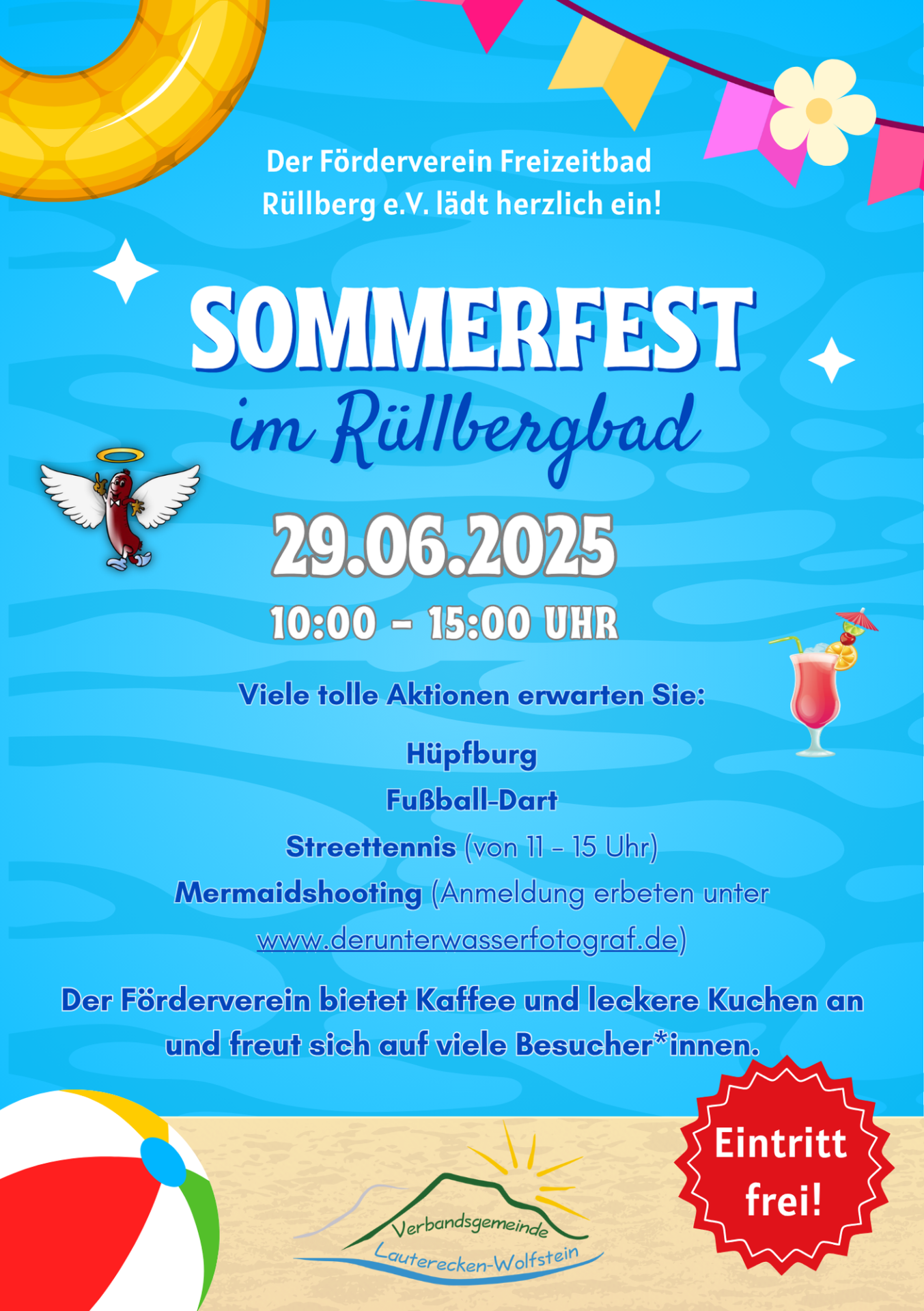 Schwimmbadfest FV (A5-Dokument) - Schwimmbadfest Schwimmbadfest FV (A5-Dokument) - Schwimmbadfest
