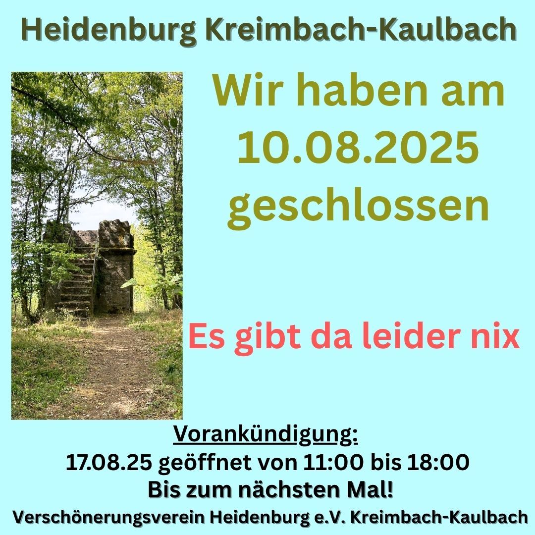 20250810 Heidenburg Kreimbach-Kaulbach - 1 20250810 Heidenburg Kreimbach-Kaulbach - 1