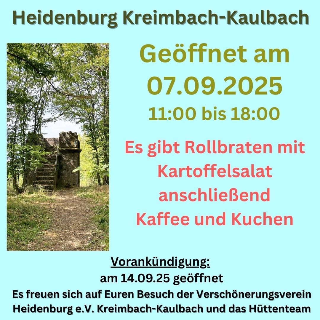 20250907 Heidenburg Kreimbach-Kaulbach - 1 20250907 Heidenburg Kreimbach-Kaulbach - 1