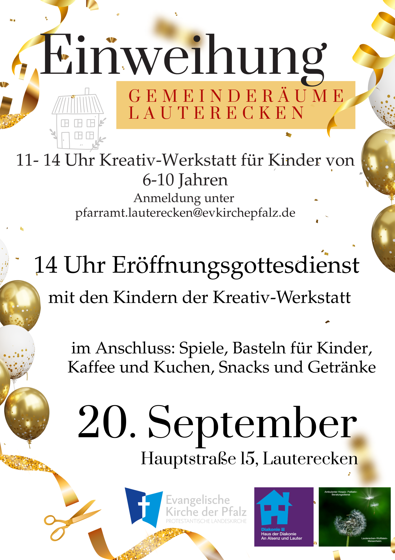 Einweihungsfeier Gemeindehaus Lauterecken - 1 Einweihungsfeier Gemeindehaus Lauterecken - 1
