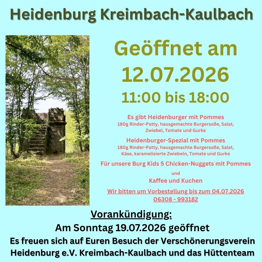 20260712 Heidenburg Kreimbach-Kaulbach - 1 20260712 Heidenburg Kreimbach-Kaulbach - 1