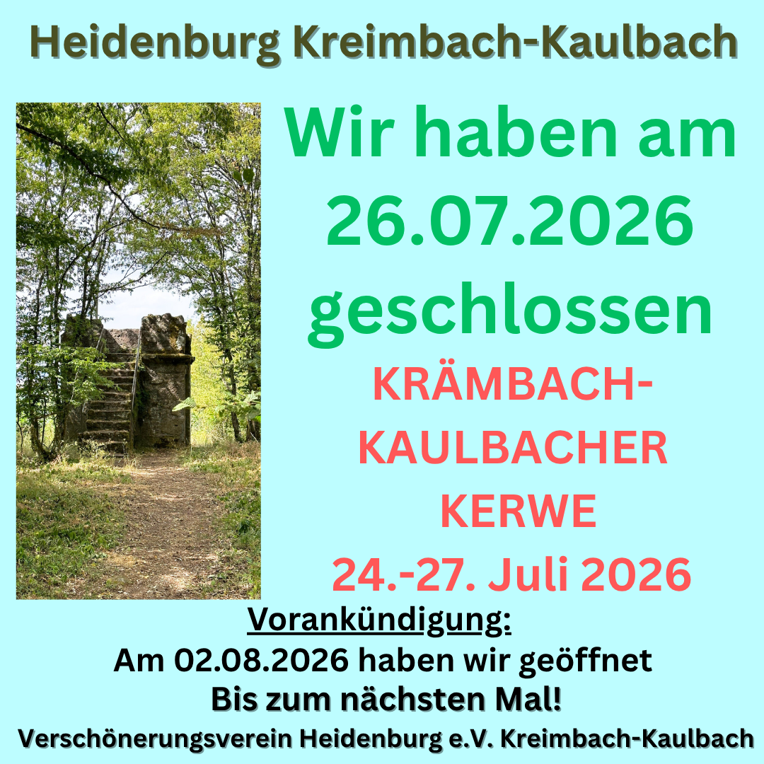 20260726 Heidenburg Kreimbach-Kaulbach - 1 20260726 Heidenburg Kreimbach-Kaulbach - 1