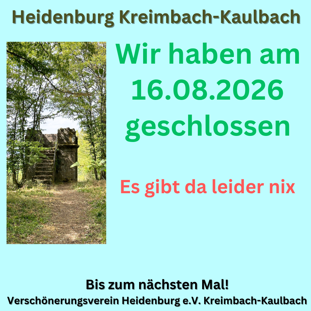 20260816 Heidenburg Kreimbach-Kaulbach - 1 20260816 Heidenburg Kreimbach-Kaulbach - 1